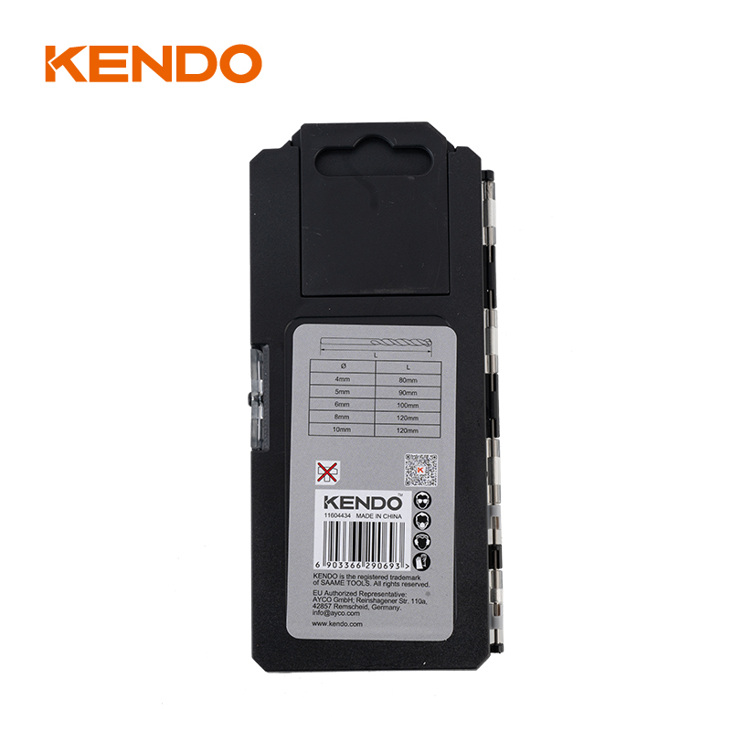 Juego de brocas para porcelana de 5 piezas con punta asimétrica