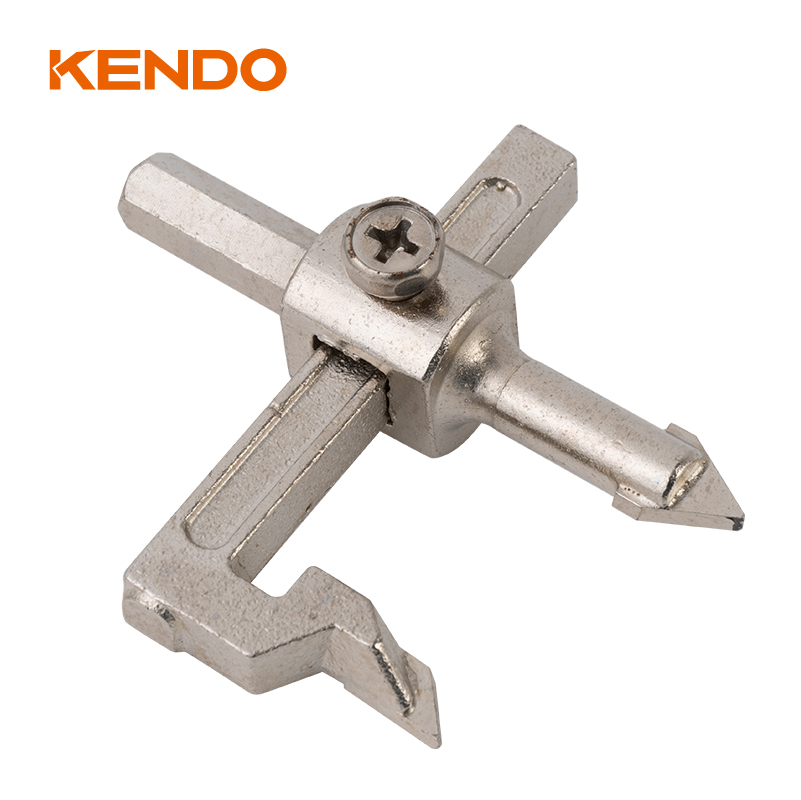 Broca cortadora de agujeros circulares ajustable