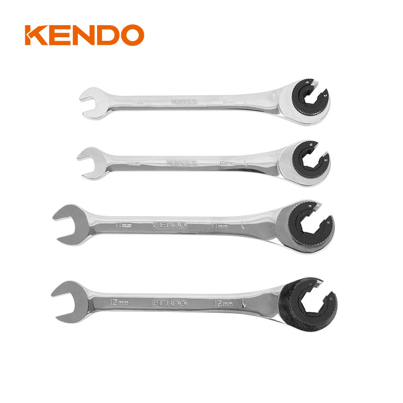 Conjunto de llave de trinquete de tuerca de bengala de 4pc