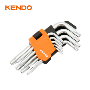 Juego de llaves Torx de brazo extralargo manual de 9 piezas para decoración