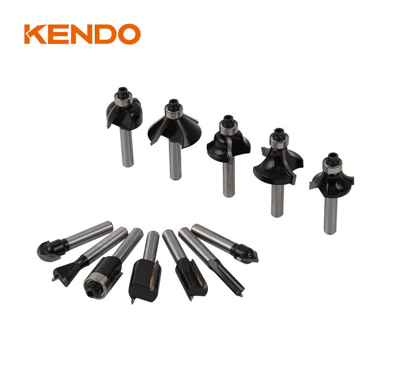 Juego de brocas de enrutador mixtas de 12 piezas