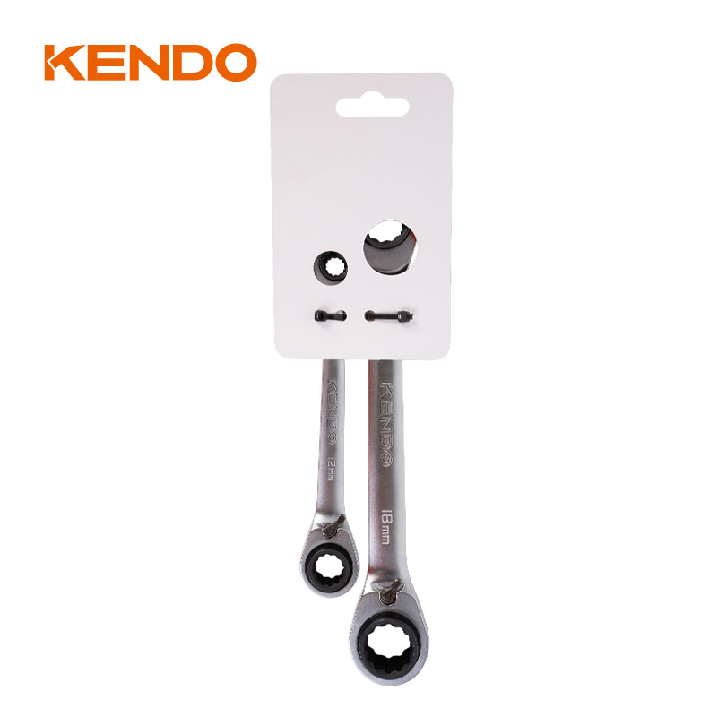 Conjunto de llave de trinquete 2pc 4-in-1