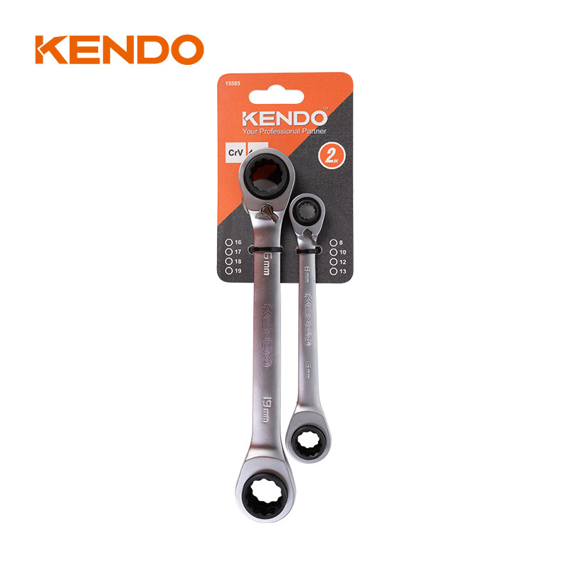 Conjunto de llave de trinquete 2pc 4-in-1