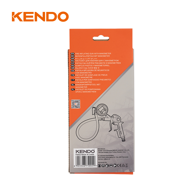 Pistola para inflar neumáticos