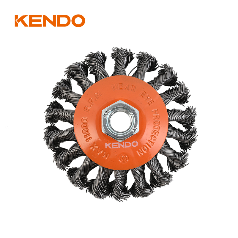 Cepillo de bisel, alambre anudado