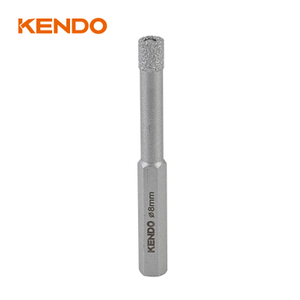 Sierra perforadora de diamante soldada