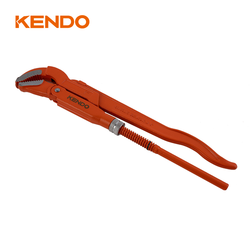 Llave para tubos con punta curvada de 45°