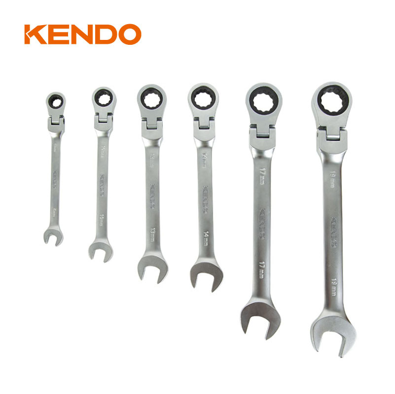 Conjunto de llave de combinación de Ratchet de 6pc Flex