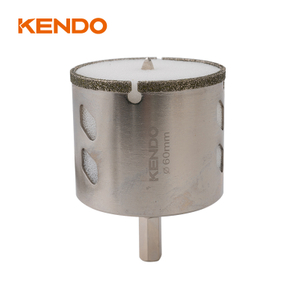 Sierra perforadora de diamante galvanizada