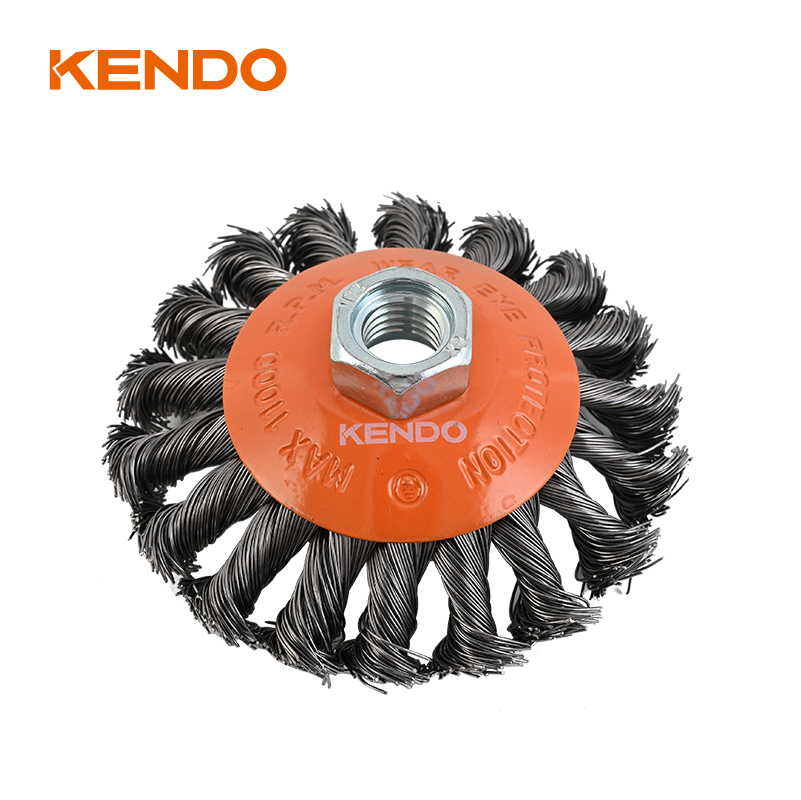 Cepillo de bisel, alambre anudado