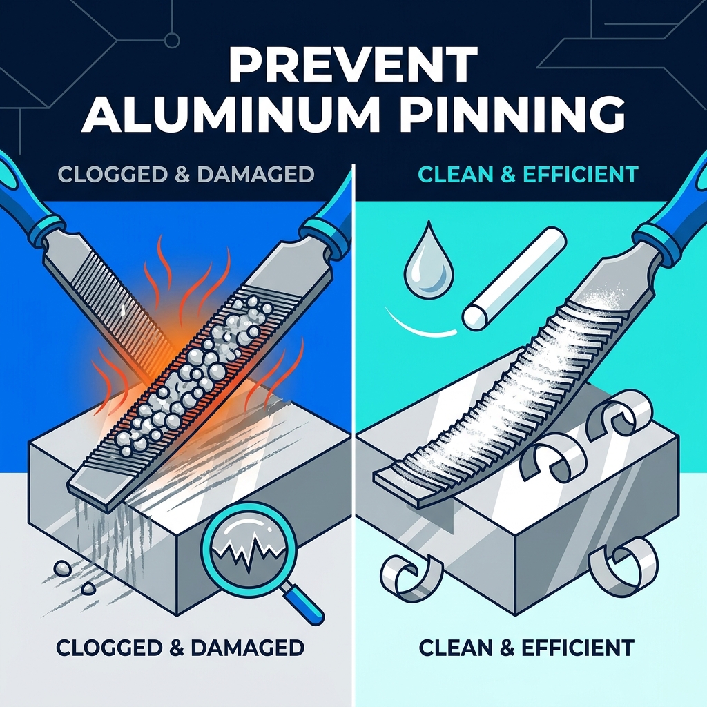 ¿Por qué una lima de metal se atasca en el aluminio? Cómo prevenir el anclaje