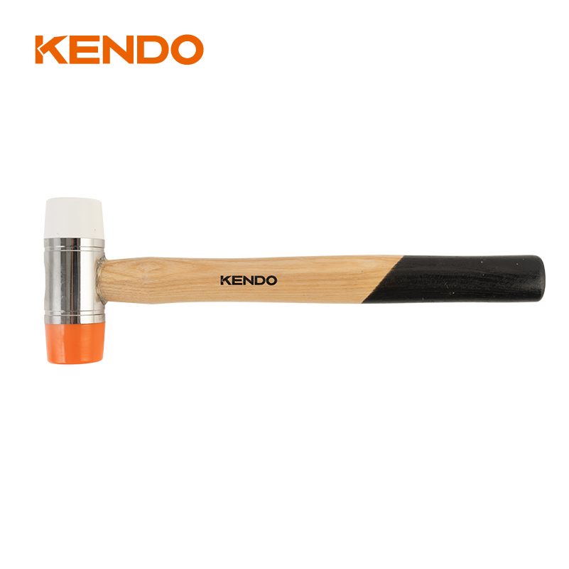 Mazo de 2 vías, mango de madera.