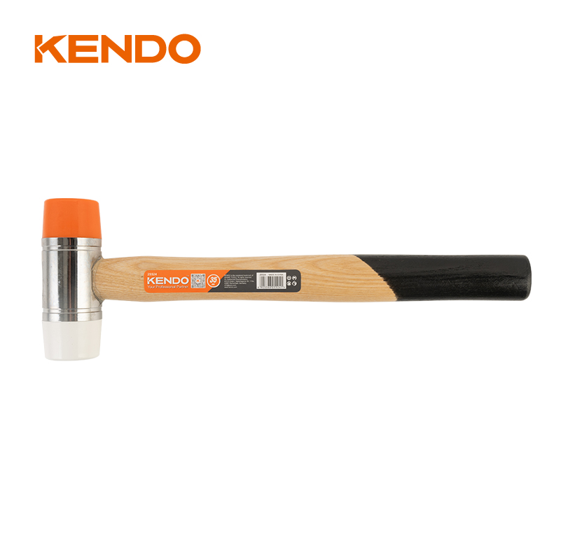 Mazo de 2 vías, mango de madera.