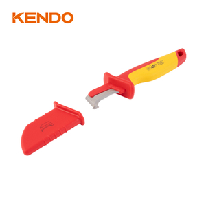 Cuchillo para cable en forma de hoz VDE 185 mm/7'