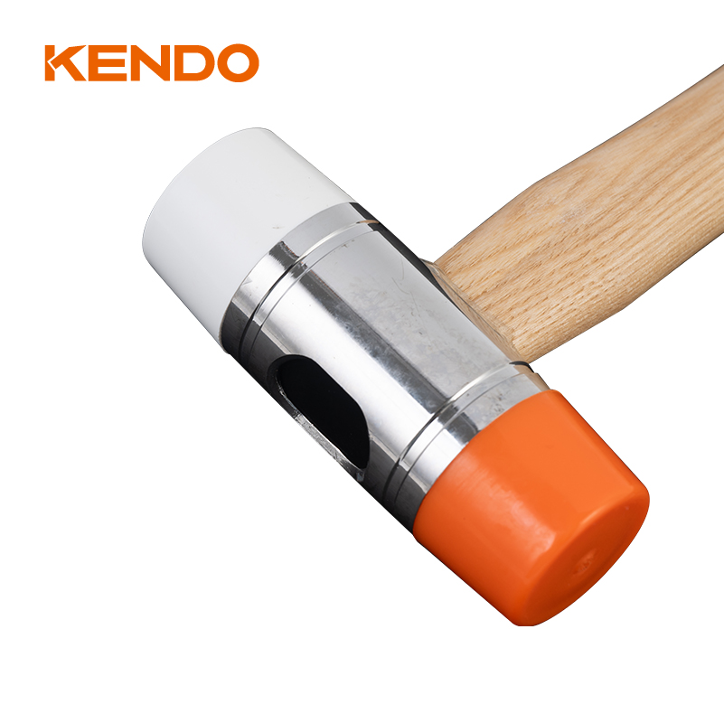 Mazo de 2 vías, mango de madera.